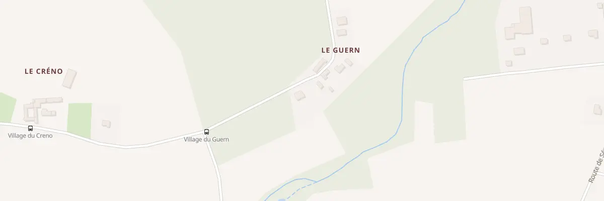 Plan du 2 Le Guern à Cléguer