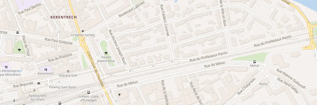 Plan du 19 Rue de Chateaubriand à Lorient