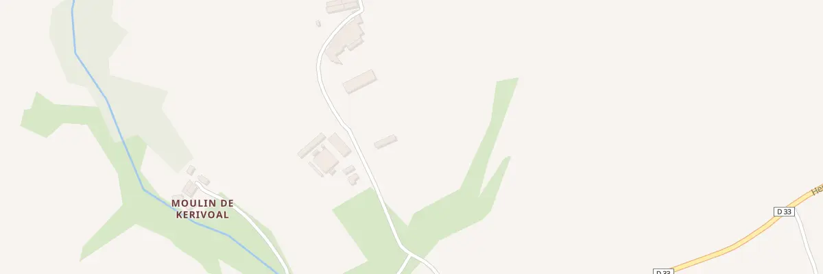 Plan du 5177 Kerivoal à Pluzunet