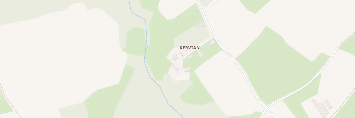 Plan du 2 Kervian à Plougonver