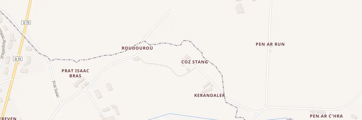 Plan du 5039 Coz Stang à Trézény