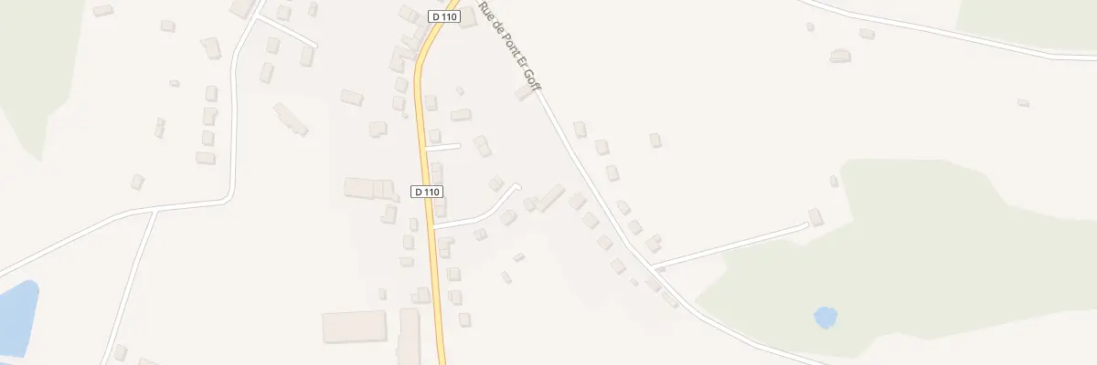 Plan du 13 Rue de Pont-er-goff au Croisty