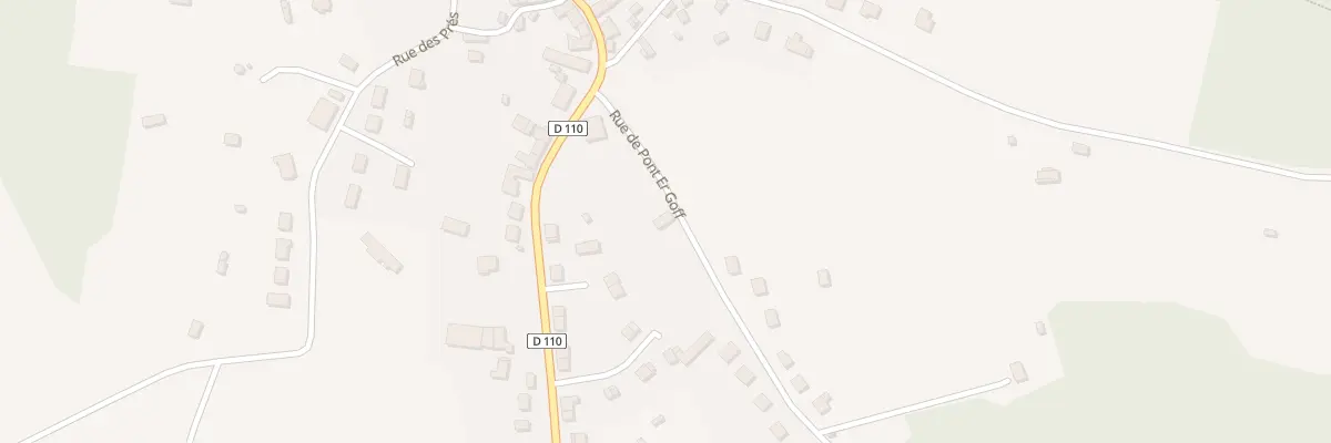 Plan du 7 Rue de Pont-er-goff au Croisty