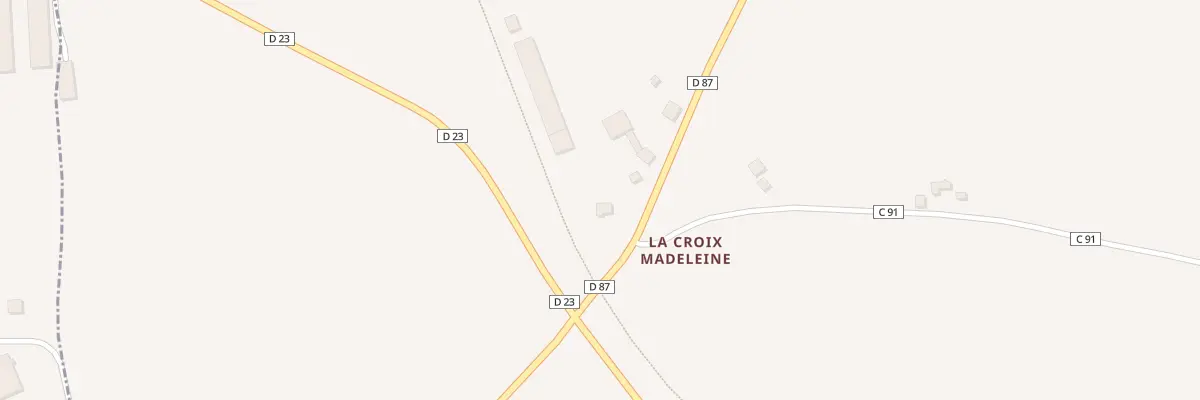 Plan du 5468 La Croix Magdeleine à Kergrist-Moëlou