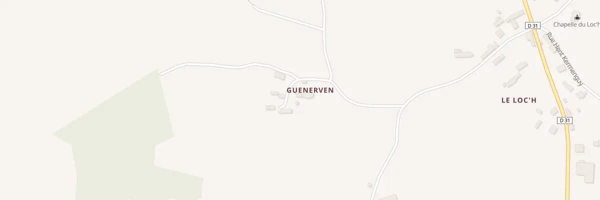 Plan du 5290 Guernervern à Pluzunet