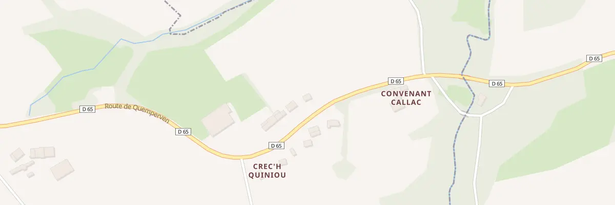 Plan du 6968 Guivanout à Rospez
