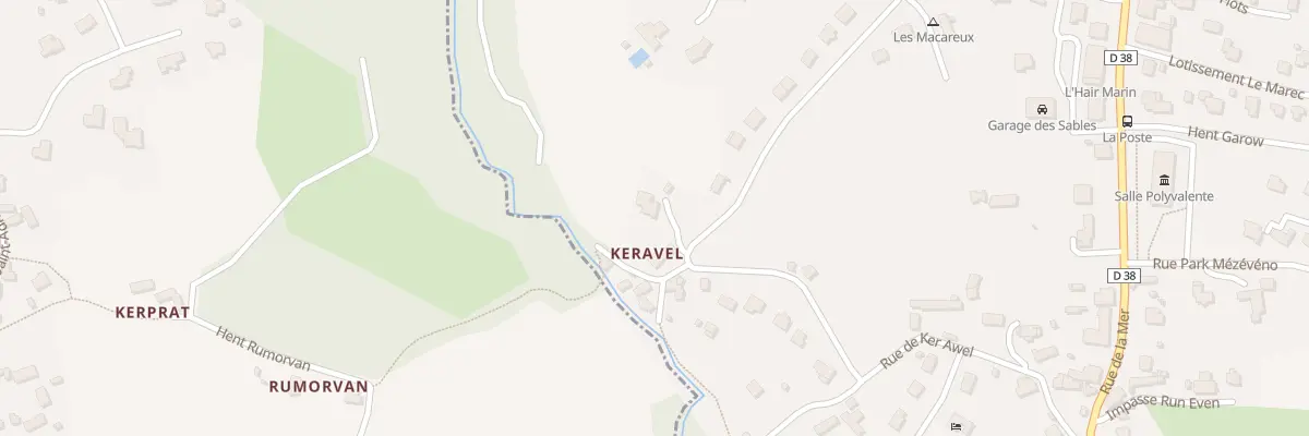 Plan du 31 Keravel à Trévou-Tréguignec