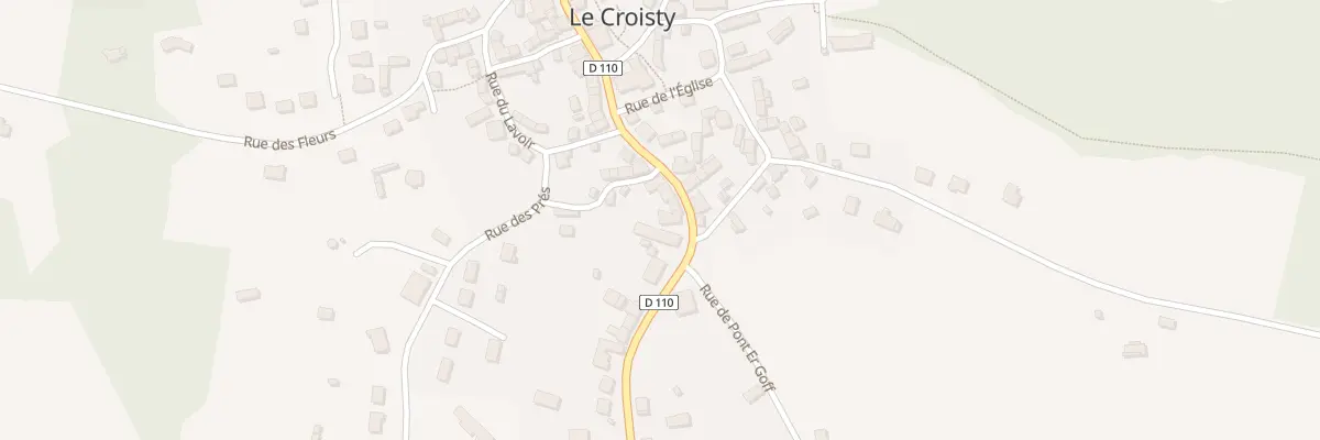 Plan du 29 Rue du Centre au Croisty