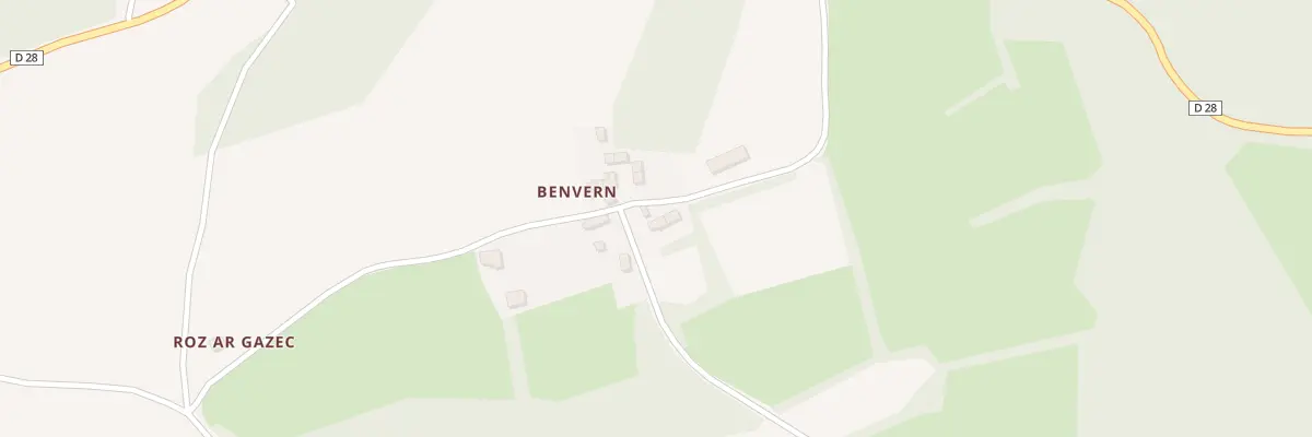 Plan du 3 Benvern à Saint-Servais