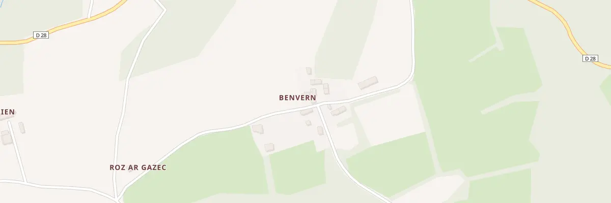 Plan du 4 Benvern à Saint-Servais