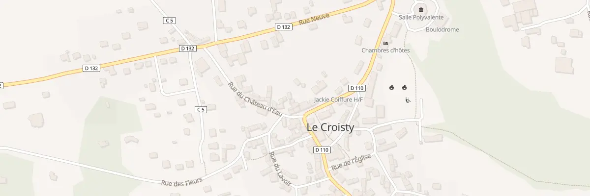 Plan du 5 Rue du Chateau d’Eau au Croisty