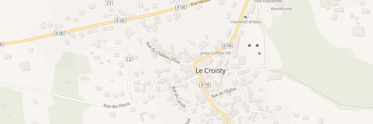 Plan du 3 Rue du Chateau d’Eau au Croisty
