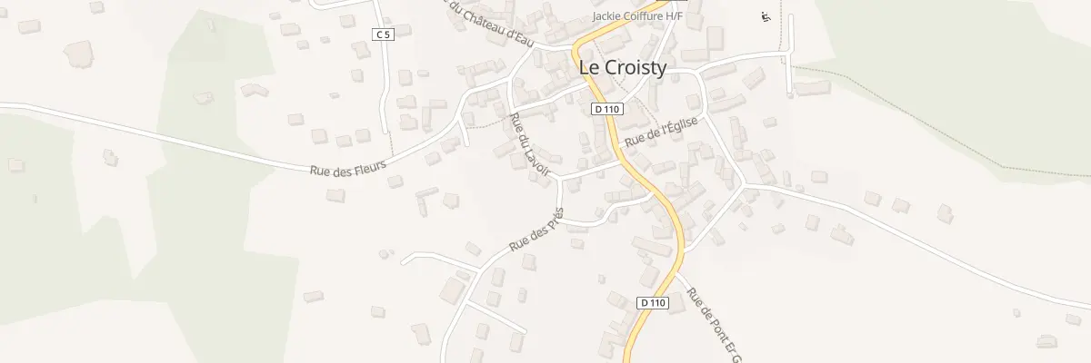 Plan du 13B Rue du Lavoir au Croisty