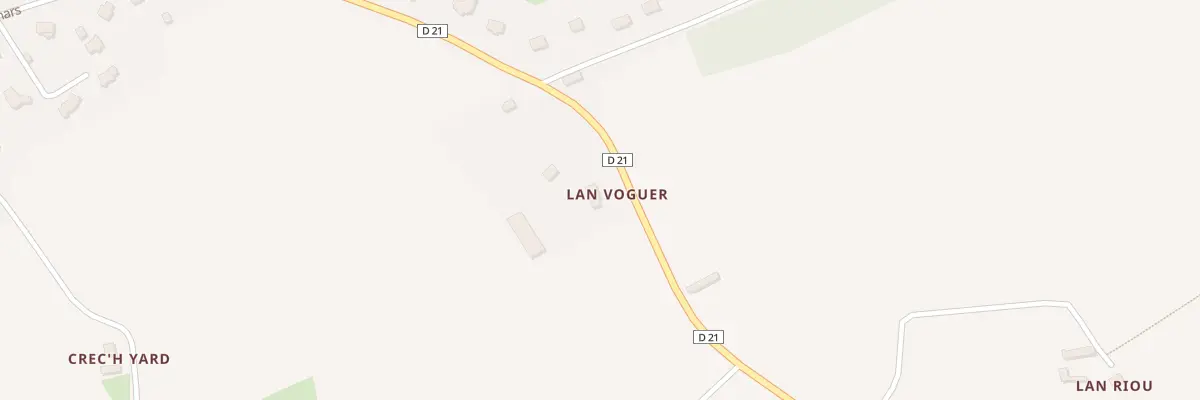 Plan du 5585 Prat à Caouënnec-Lanvézéac