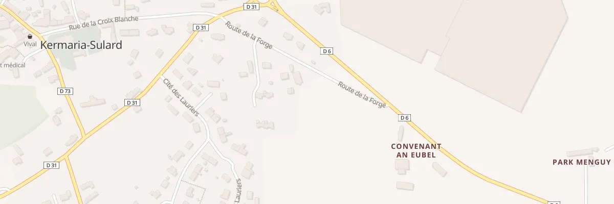 Plan du 5160 Rte de la Forge à Kermaria-Sulard