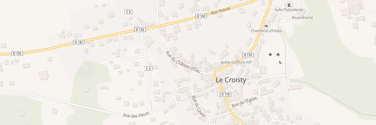Plan du 21 Rue du Chateau d’Eau au Croisty