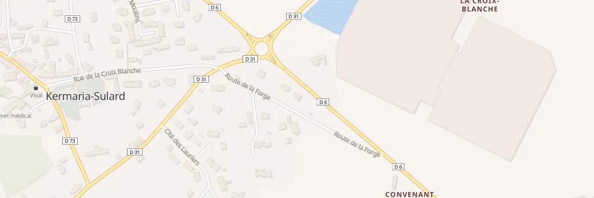 Plan du 3 Rte de la Forge à Kermaria-Sulard