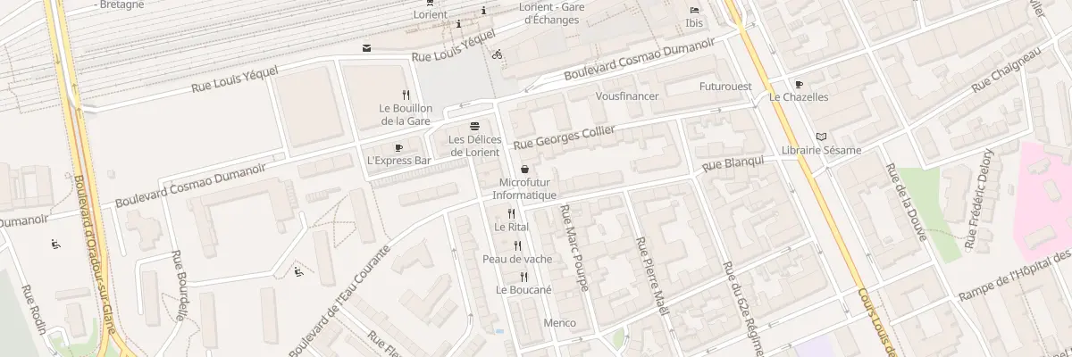 Plan du 6 Bd Franchet d’Esperey à Lorient