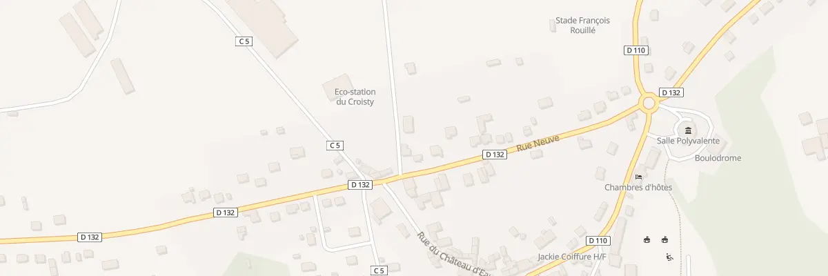 Plan du 6 Rue Neuve au Croisty