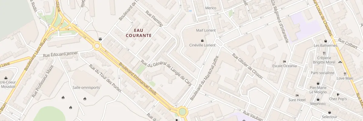 Plan du 2 Bd Mal Joffre à Lorient