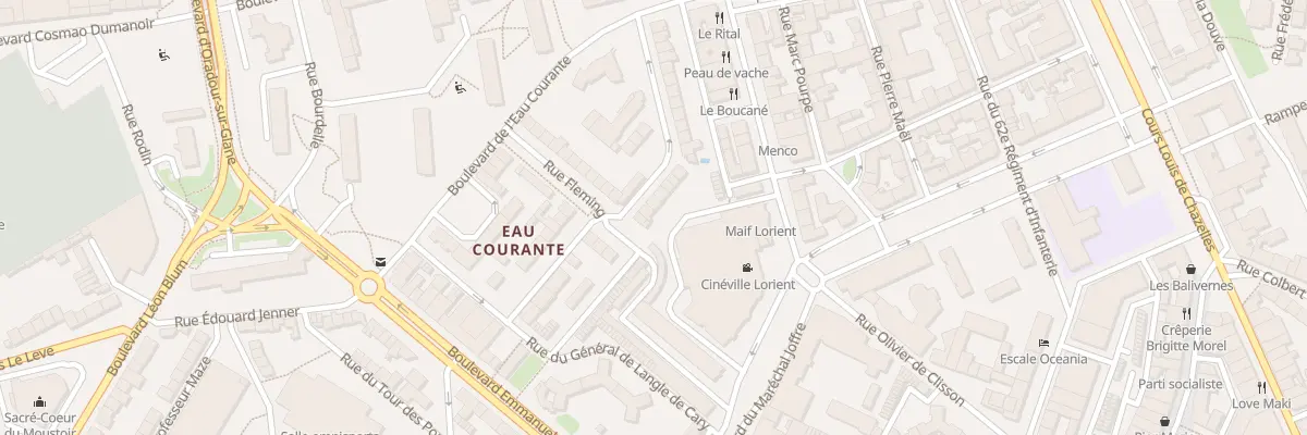 Plan du 36 Rue Alphonse Tanguy à Lorient