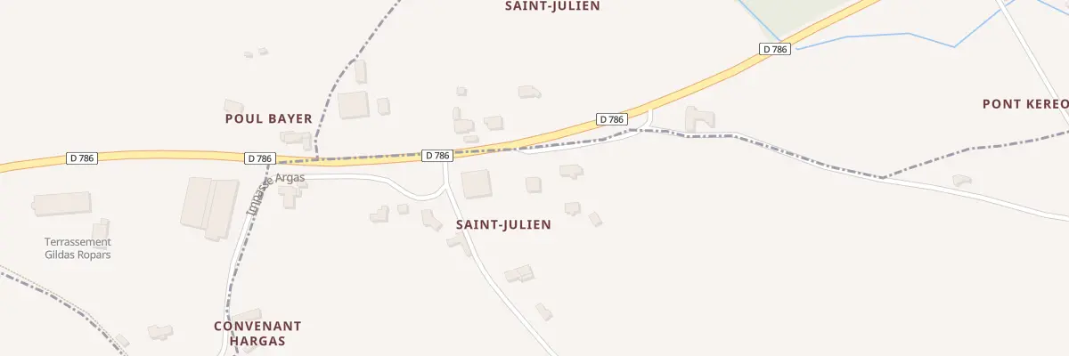 Plan du 16 Saint-Julien à Lanmérin