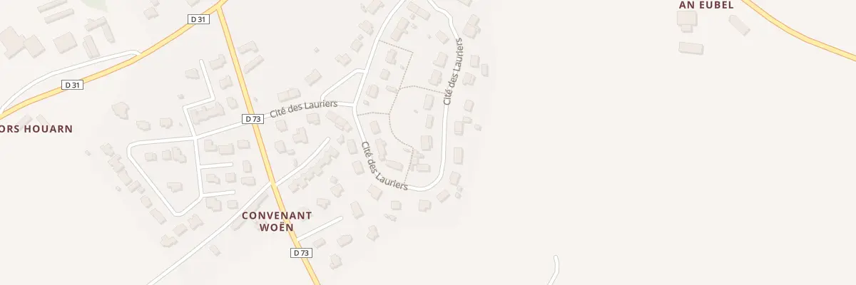 Plan du 37 Cité des Lauriers à Kermaria-Sulard