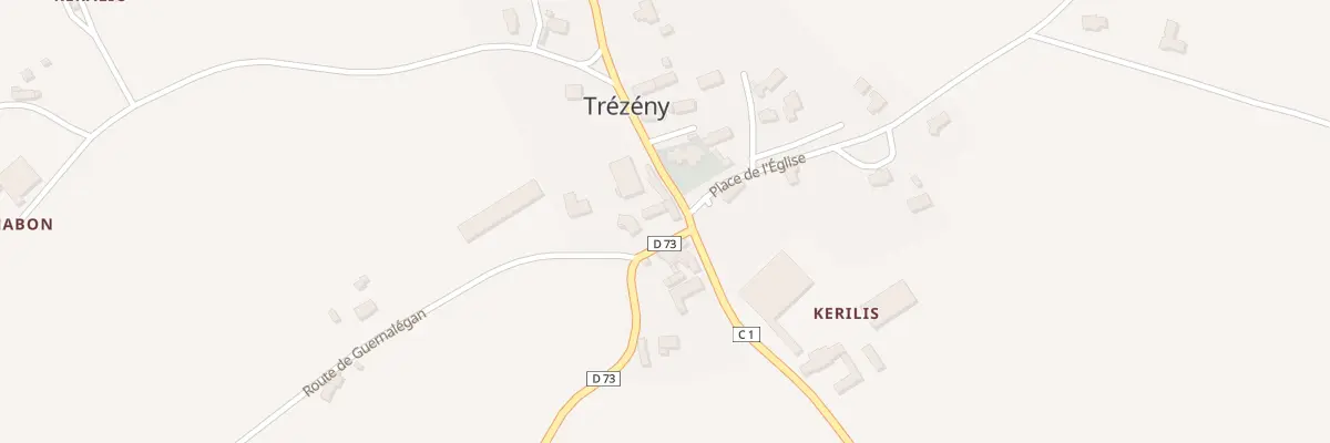 Plan du 5 Pl de l’Église à Trézény