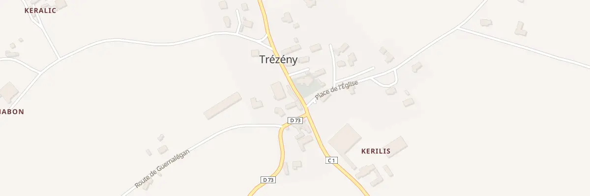 Plan du 5012 Le Bourg à Trézény