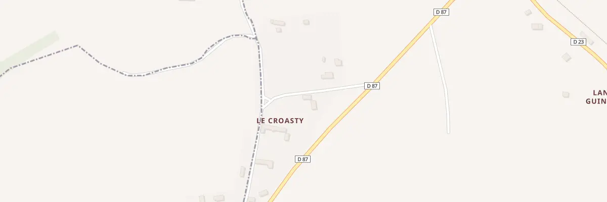 Plan du 5236 Le Croasty à Kergrist-Moëlou