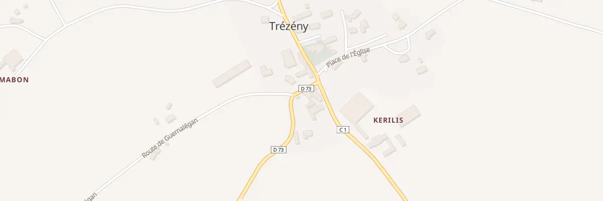 Plan du 3 Pl de l’Église à Trézény