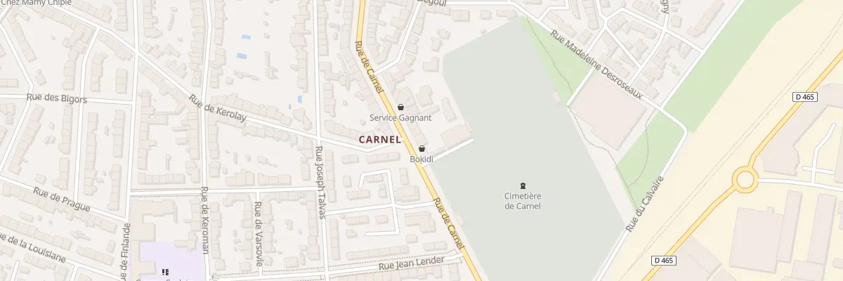 Plan du 56 Rue de Carnel à Lorient