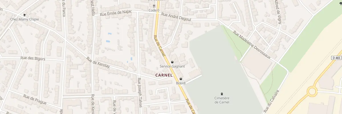 Plan du 44 Rue de Carnel à Lorient