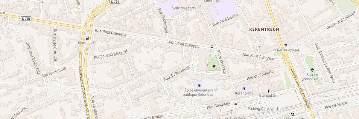 Plan du 3 Imp Bodermen à Lorient