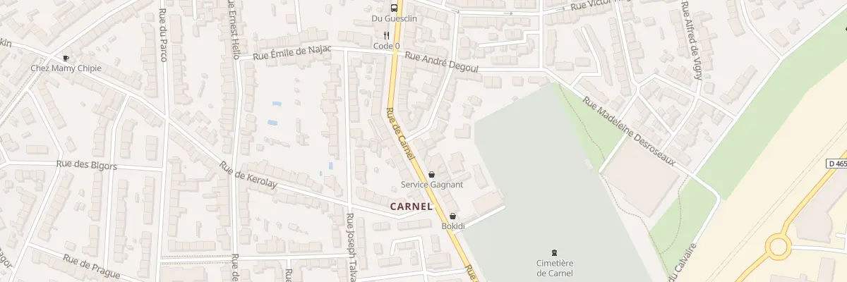 Plan du 40 Rue de Carnel à Lorient