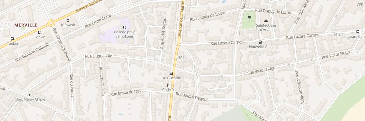 Plan du 4 Rue de Carnel à Lorient