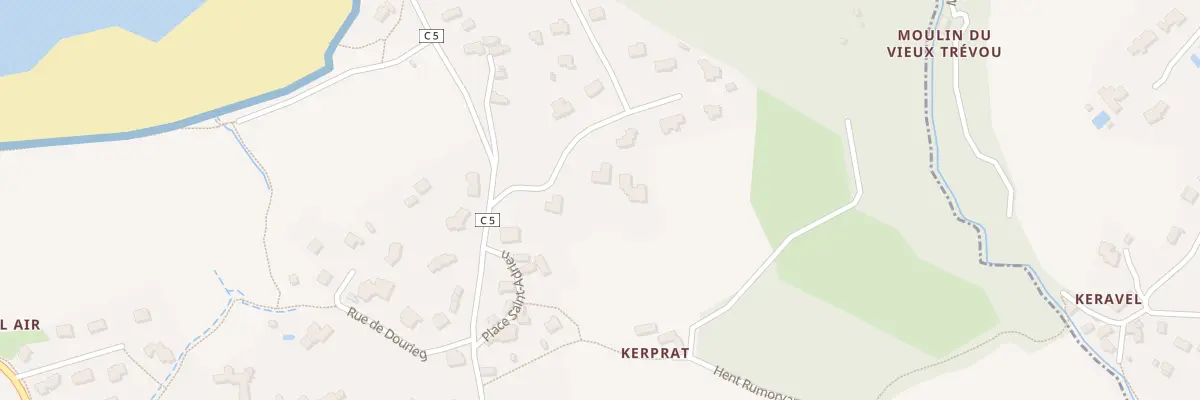 Plan du 3 Lot Tog Gwenn à Trélévern