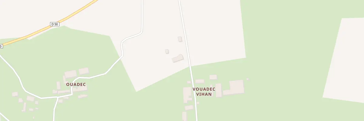 Plan du 5557 Ouadec-Vihan à Berné