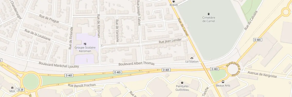 Plan du 26 Rue Jean Lender à Lorient