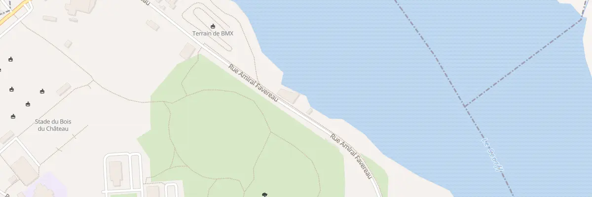 Plan du 25 Rue amiral Favereau à Lorient