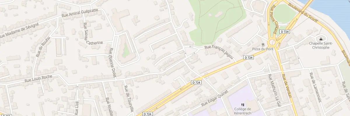 Plan du 5 Rue Louis Roche à Lorient