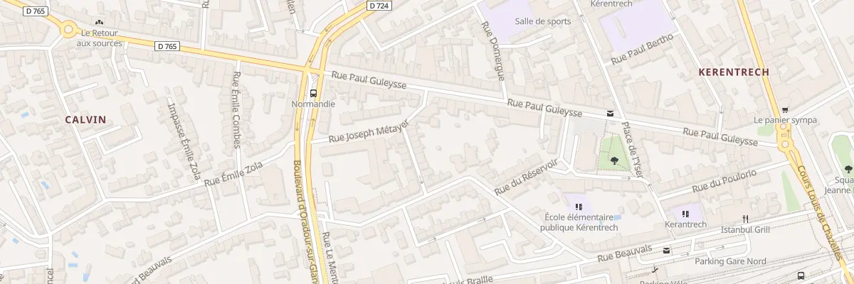 Plan du 8 Rue St-Antoine à Lorient