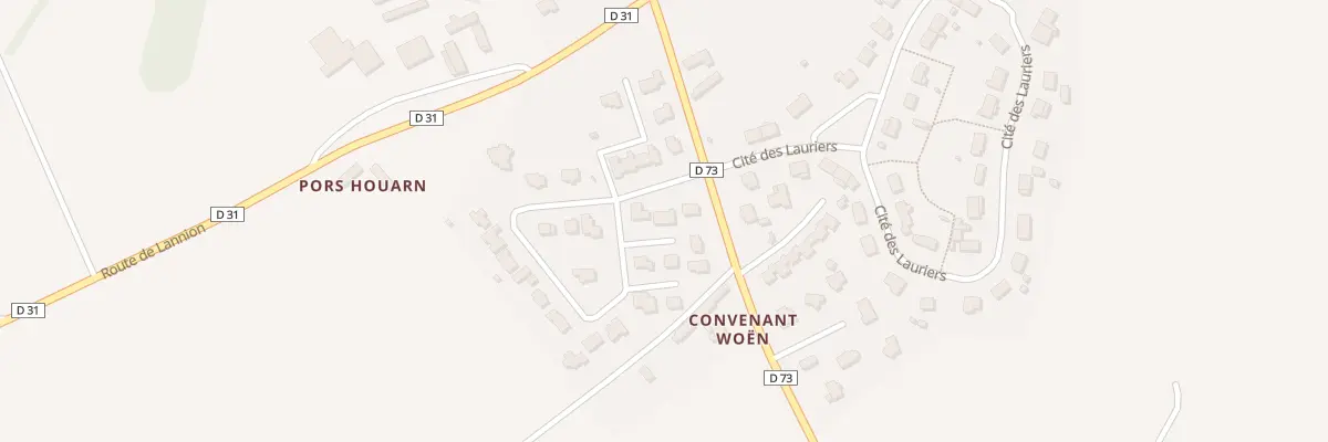 Plan du 3 Res des Ormes à Kermaria-Sulard