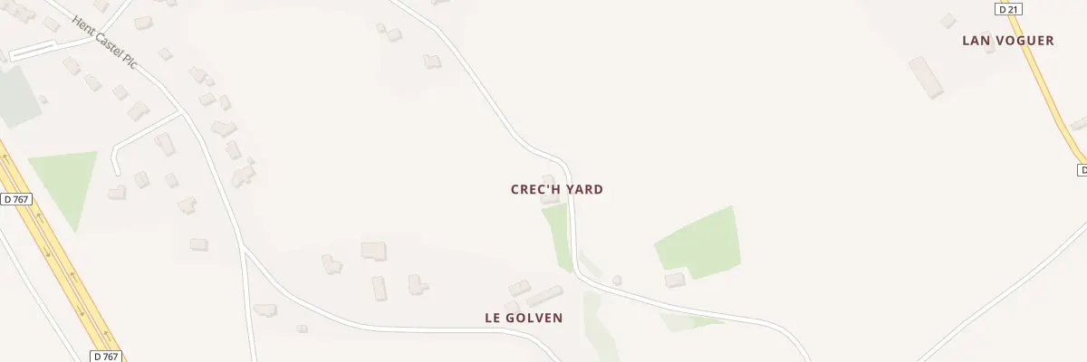 Plan du 5096 Le Golven à Caouënnec-Lanvézéac