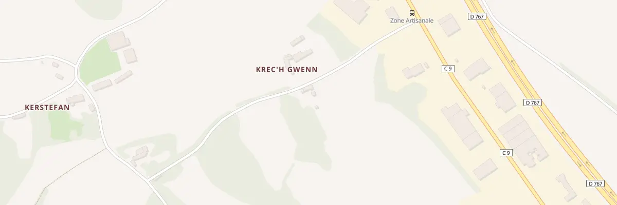 Plan du 1 Kerstephan à Cavan