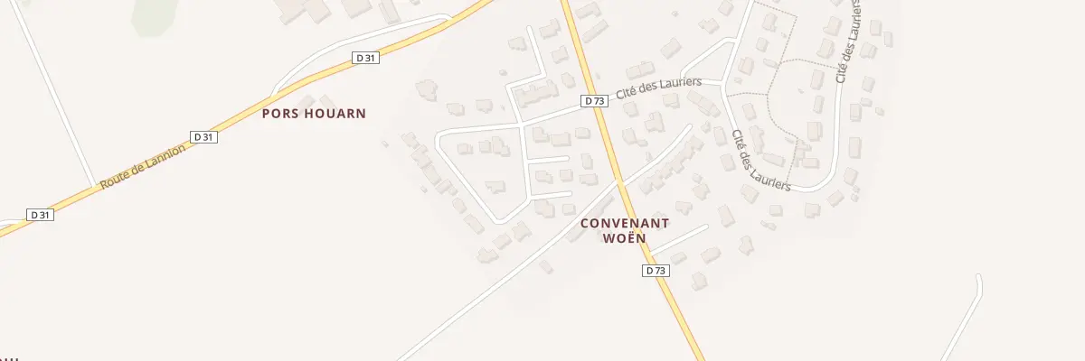 Plan du 46 Res des Ormes à Kermaria-Sulard