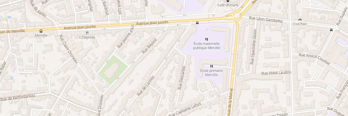 Plan du 12 Rue de Larmor à Lorient