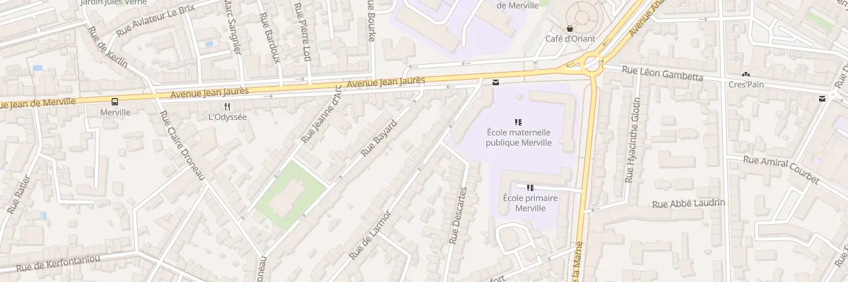 Plan du 13 Rue de Larmor à Lorient
