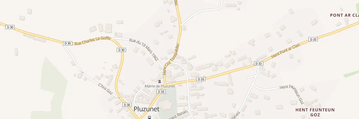 Plan du 1 Pl Kernavalot à Pluzunet