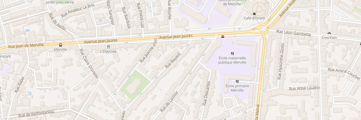 Plan du 18 Rue Bayard à Lorient